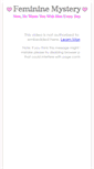 Mobile Screenshot of femininemystery.com